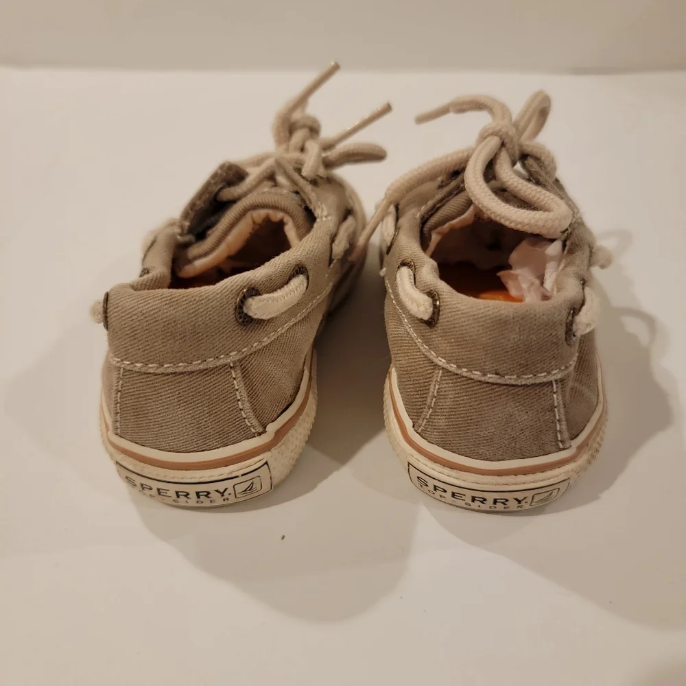 Sperry Halyward size 5 m uk 4.5 eu 21 toddler baby boat shoes deck shoe